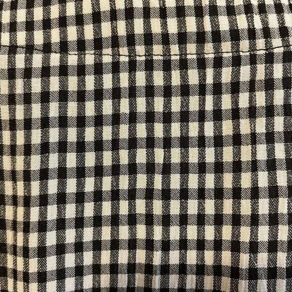 Norm Thompson Womens Blazer Black White Check Button Up Long Sleeve Sz XS - Picture 6 of 16